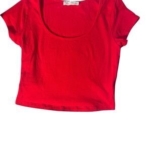 Red Brandy Melville Women's Top